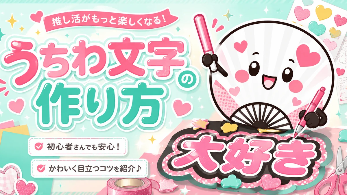うちわ文字の作り方ガイド