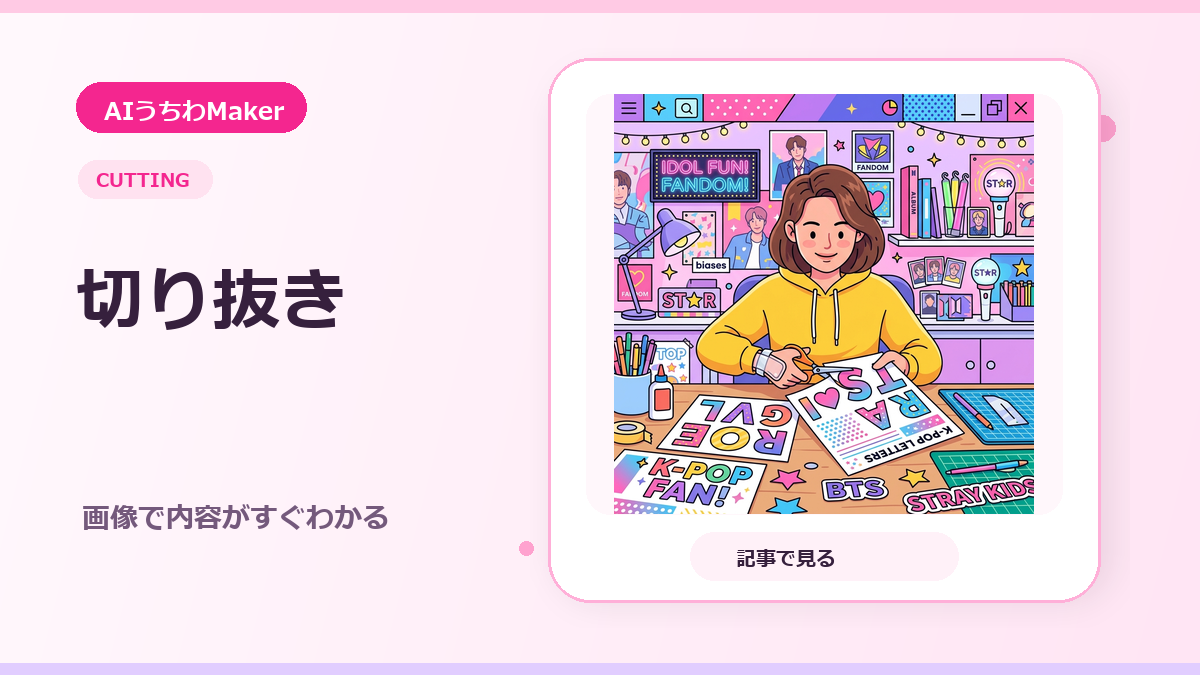 ハサミで綺麗に切り抜くコツのアイキャッチ画像