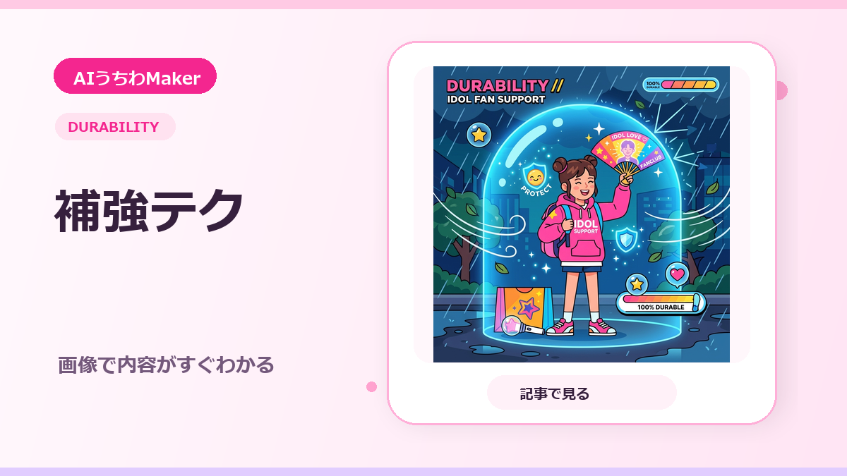 折れない！剥がれない補強テクのアイキャッチ画像